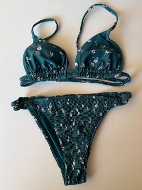 Green Hollister bikini